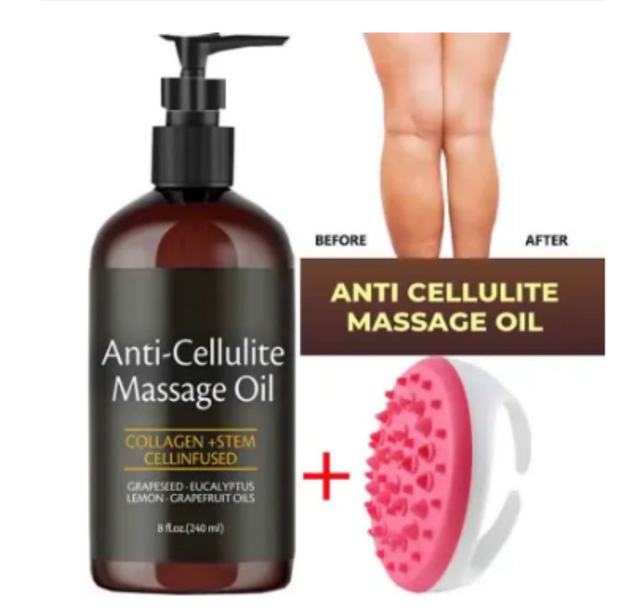 Relaxing Body Massage Oil 240ml – Deep Tissue Treatment, Hydrating Essential Oil for Stress Relief & Muscle Recovery