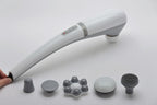 Electric Deep Tissue Pounding Massager – Rechargeable Neck & Back Cervical Spine Massager with 4 Heads, 3 Speeds