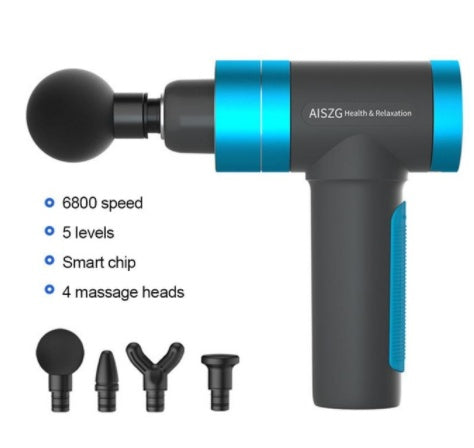 Deep Tissue Massage Gun – USB Rechargeable Muscle Massager, 5 Speed Percussion Therapy Device for Pain Relief, Recovery & Relaxation (3200–6800 RPM, High-Capacity Battery)