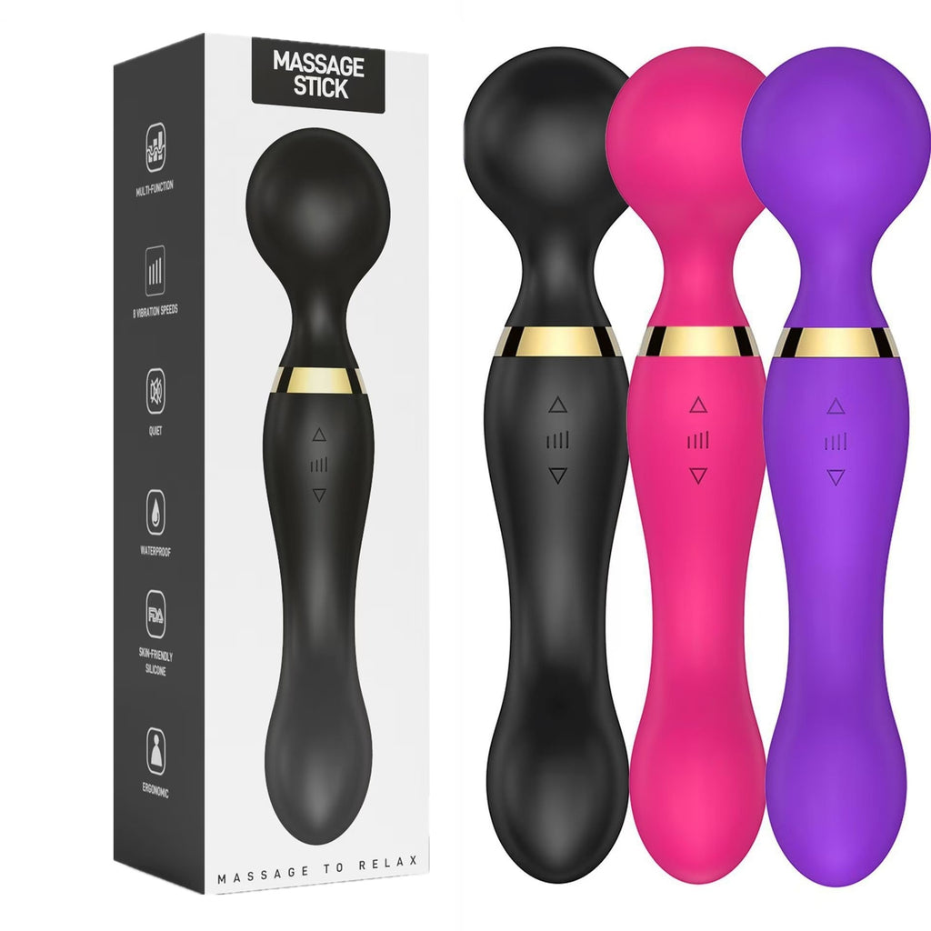 Powerful Multi-Speed Body Massager Wand – USB Rechargeable Deep Tissue Muscle Relaxation Device