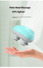 Electric Head & Neck Massager – Rechargeable USB Scalp Relaxation Device with 4 Modes, Portable Deep Tissue Stress Relief (1200mAh)