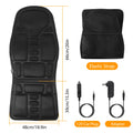 Electric Heated Back Massager Cushion for Chair & Car Seat – 8 Vibration Modes, 3 Intensity Levels, Full Body Relaxation Pad