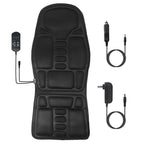 Electric Heated Back Massager Cushion for Chair & Car Seat – 8 Vibration Modes, 3 Intensity Levels, Full Body Relaxation Pad
