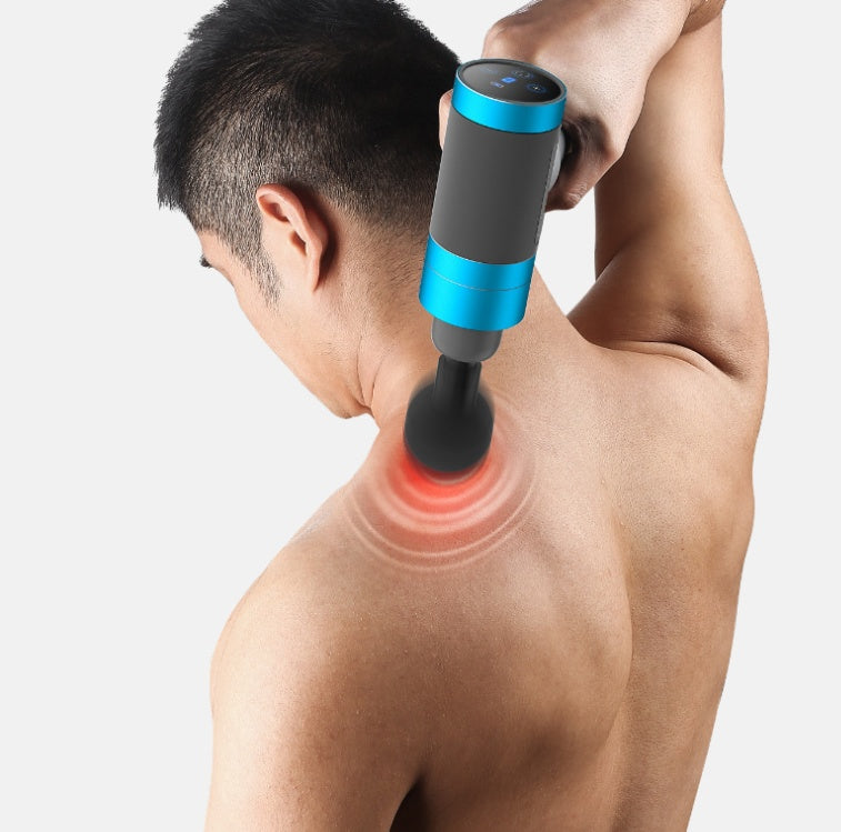 Deep Tissue Massage Gun – USB Rechargeable Muscle Massager, 5 Speed Percussion Therapy Device for Pain Relief, Recovery & Relaxation (3200–6800 RPM, High-Capacity Battery)