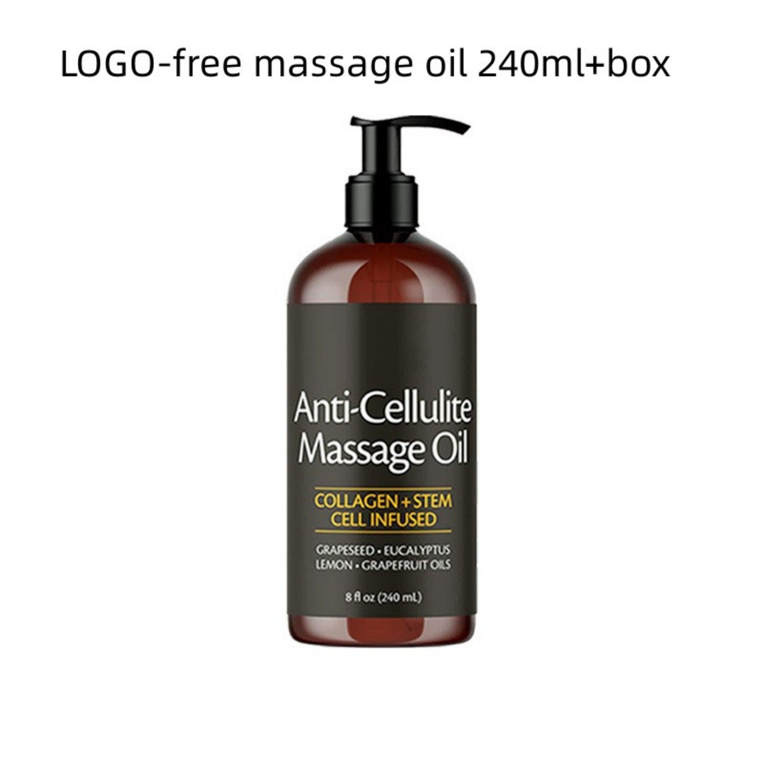 Relaxing Body Massage Oil 240ml – Deep Tissue Treatment, Hydrating Essential Oil for Stress Relief & Muscle Recovery