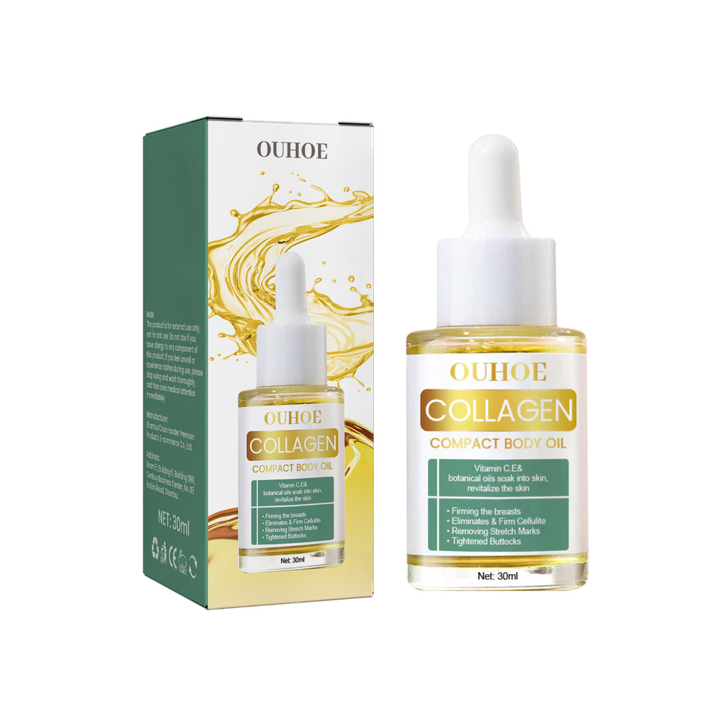 OUHOE Collagen Lift Body Oil – Firming & Slimming Massage Oil for Stretch Marks, Skin Tightening & Deep Hydration